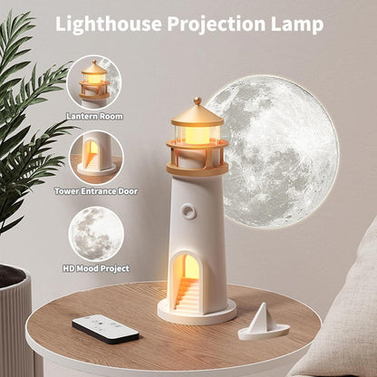 Moon Projection Lighthouse